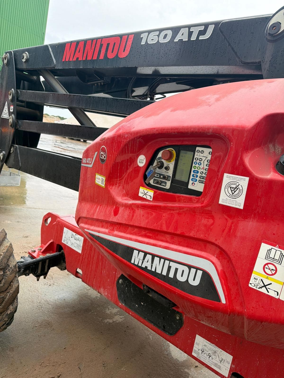 Telehandler ready for a LOLER thorough examination